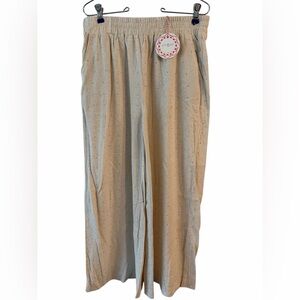 Umgee Tan Embellished Pants